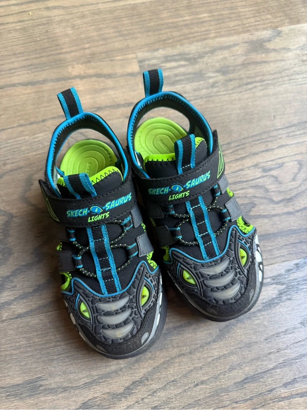 Skechers kids blue& black sneaker light Shoes